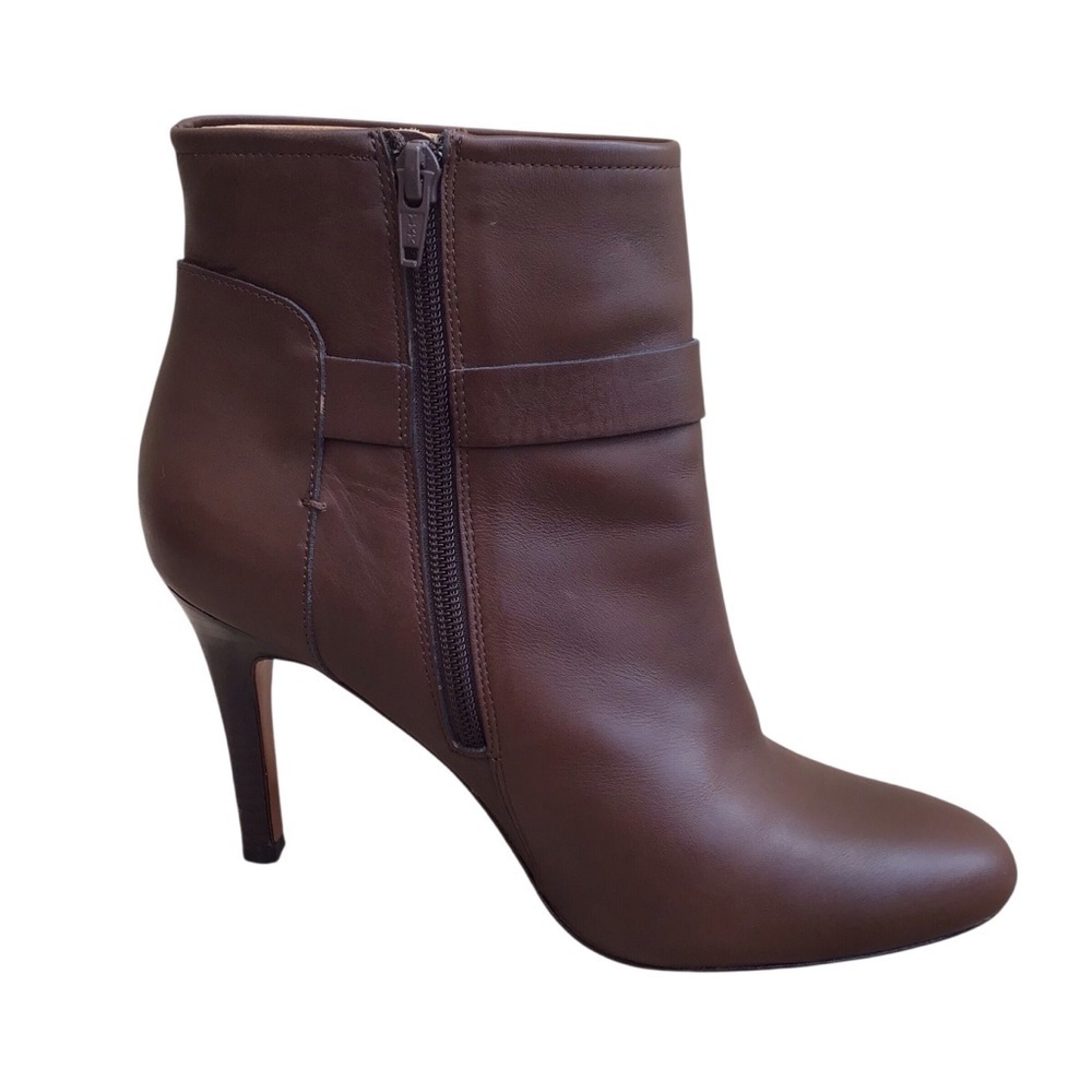 COACH Mason Women’s Brown Leather Buckle Heeled Ankle Boot Woman’s Size 9B - Picture 6 of 14